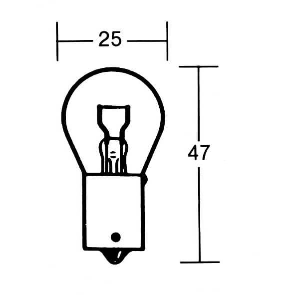 - Kein Hersteller - Glühlampe PY21W 12V 21W BAU15s, gelb für