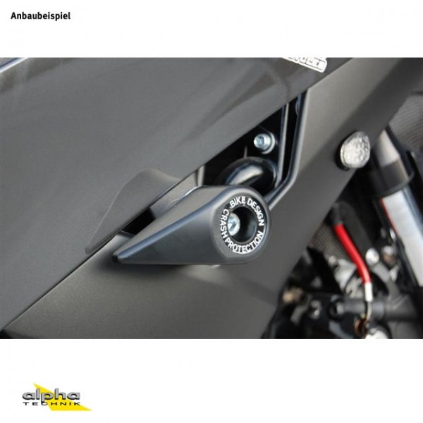 Sturzpads Crash Protector-Kit GSXR1000 07- WVCL schwarz GSX-R1000 WVCL