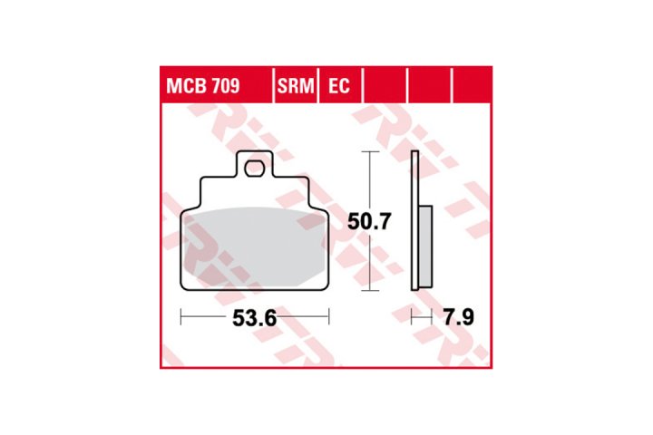 TRW Bremsbelagsatz EC MCB709EC Mojito 125 PM