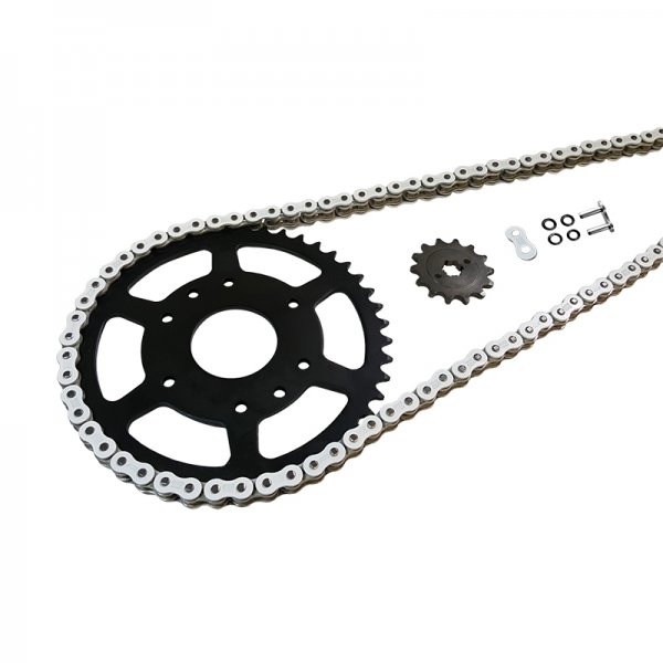 Kettensatz EK-Chain 530 MVXZ-2 für Kawasaki ZZR600, Typ ZX600E Modelljahr 1993-2006 Farbe Weiß