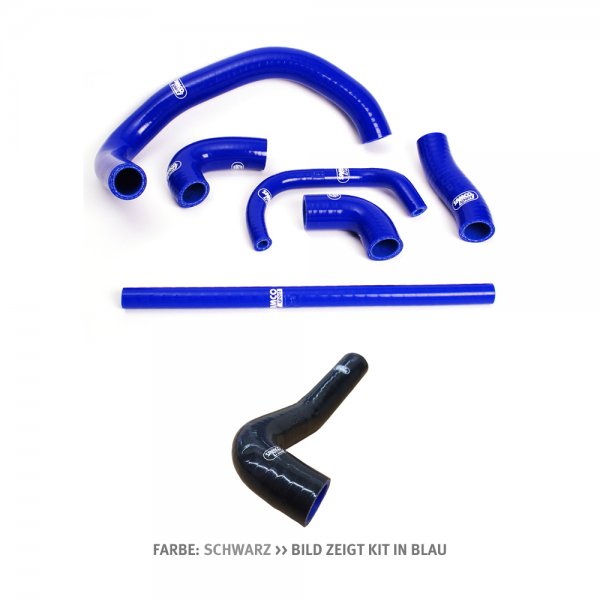 SAMCO Siliconschlauch Kit schwarz für Kawasaki ZX9R, ZX900B für ZX9R Ninja ZX900B