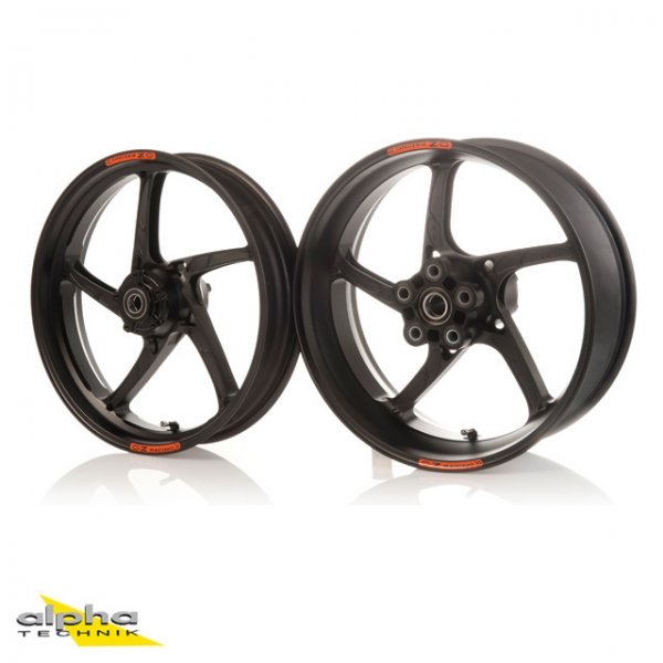 OZ Piega R Felgen schwarz matt CBR600RR PC40