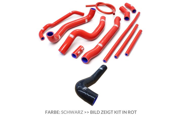 SAMCO Siliconschlauch Kit schwarz für Honda VTR1000F, SC36 für VTR1000F Firestorm SC36