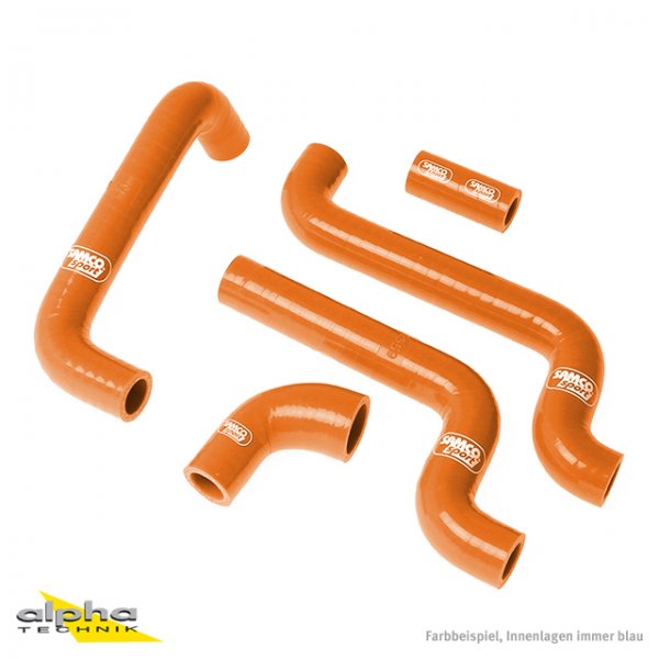 SAMCO Siliconschlauch Kit orange Aprilia RS 125, 2005-12 für RS125 RD