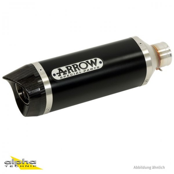 ARROW Thunder GSXR600/GSXR750 08- Alu schwarz für GSX-R600 WVCV