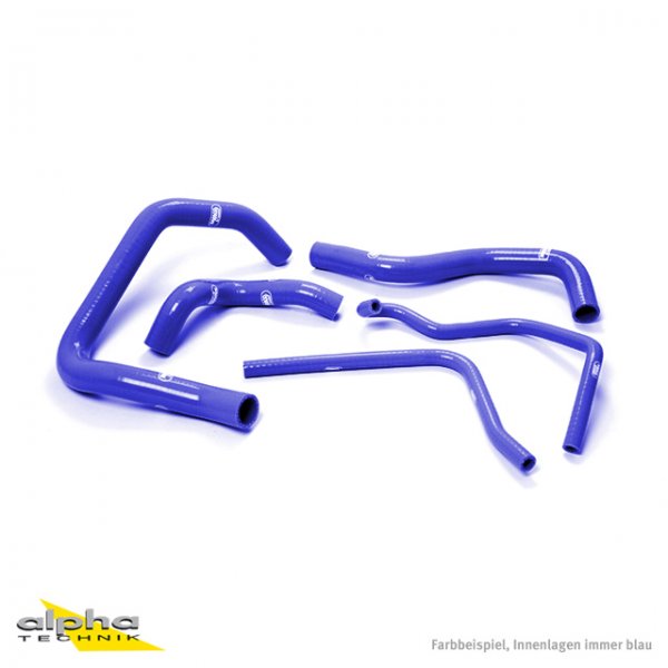 SAMCO Siliconschlauch Kit blau Kawasaki ZX6R, 1998-02 für ZX6R Ninja ZX600G