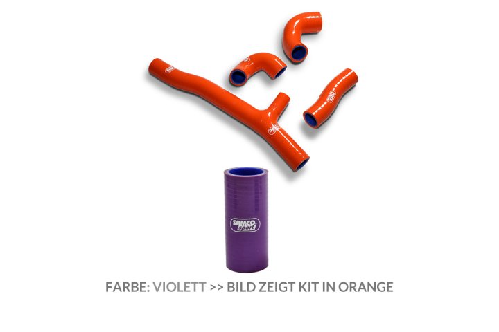 SAMCO Siliconschlauch Kit violett KTM, Gas Gas, Husqvarna für 300 XC TPi Six Days EC250 TE250 i