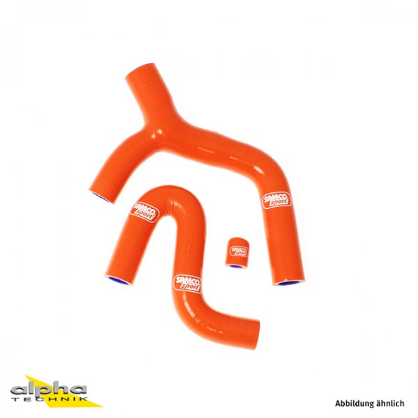 SAMCO Siliconschlauch Kit orange KTM EXCR / EXCF / XCW für 400 EXC-R