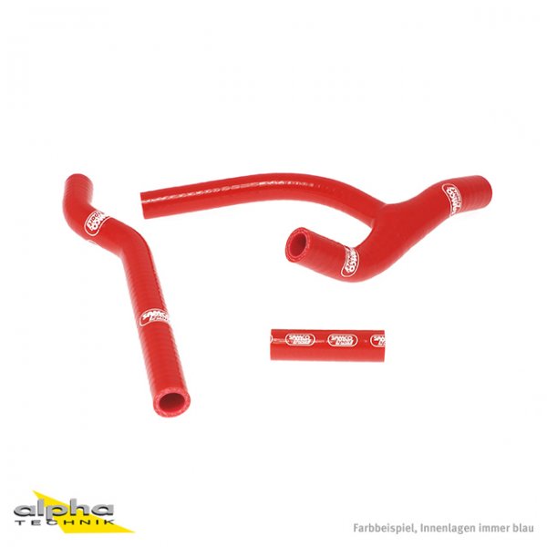 SAMCO Siliconschlauch Kit rot Yamaha WR250F, 2007-14 für WR250F CG