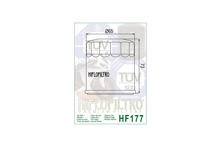 HIFLO Filter Ölfilter HF177, BUELL XB12SS Lightning XB2