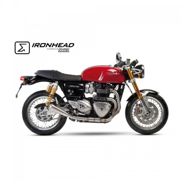 IRONHEAD Endschalldämpfer TRIUMPH Thruxton 1200, 16- für Speed Twin 1200 - 71 KW