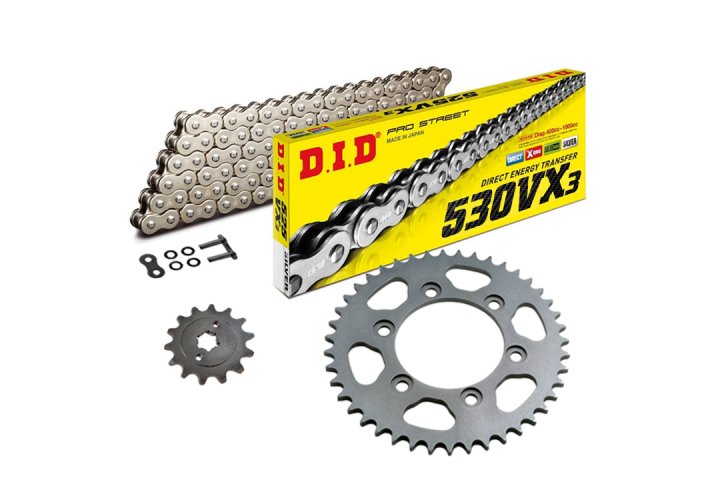 D.I.D. Kettensatz 530VX3 Daytona 750 T300