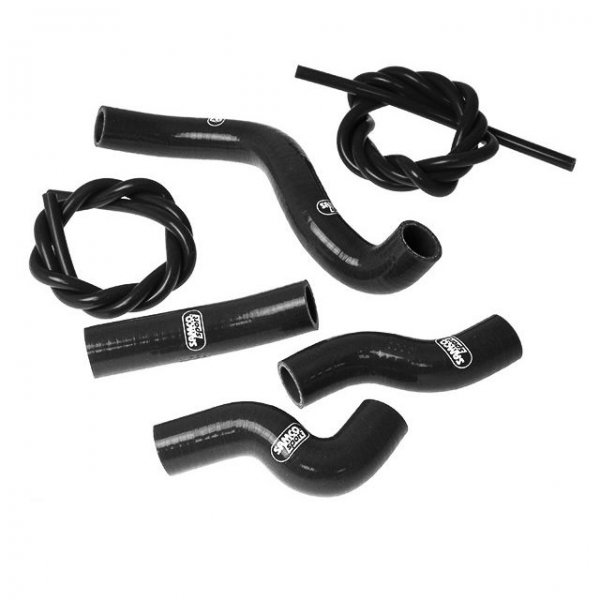 SAMCO Siliconschlauch Kit schwarz Kawasaki Z750(R), 2007-12 für Z750 ZR750L