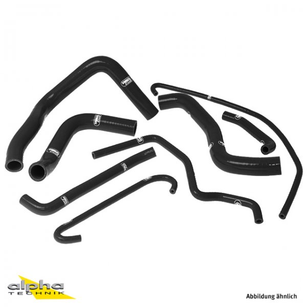 SAMCO Siliconschlauch Kit schwarz Suzuki GSXR600/750, 06-10 für GSX-R600 WVCV