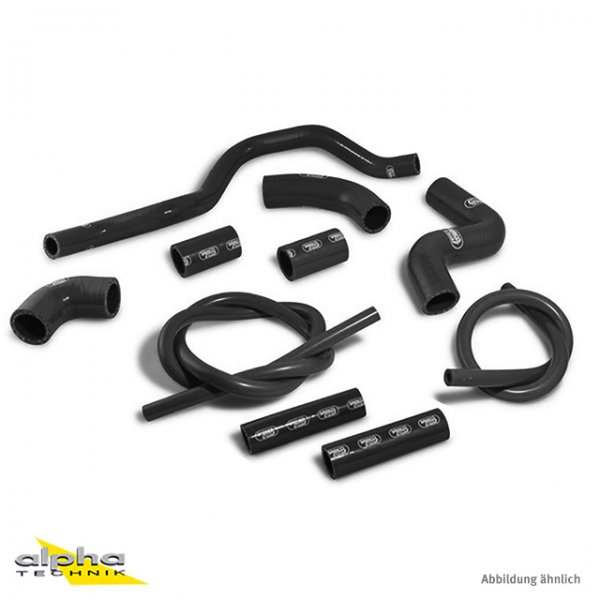 SAMCO Siliconschlauch Kit schwarz für Aprilia RSV4/RF/RR für RSV4 1000 Factory RK