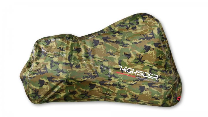 HIGHSIDER Motorrad Abdeckplane Camouflage, outdoor