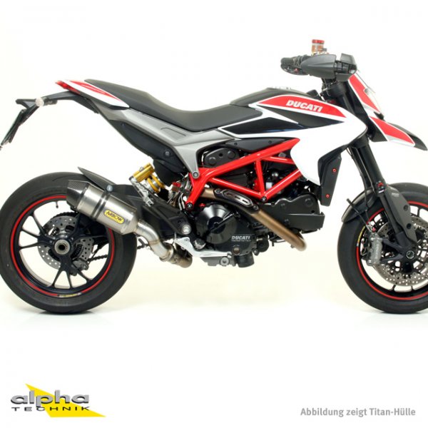 ARROW RACE TECH Hyperstrada/motard B2 13-Alu schw. für Hyperstrada 821 B2