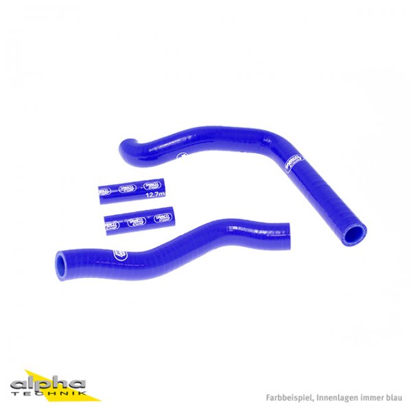 SAMCO Siliconschlauch Kit blau f Kawasaki KX250, 2005-08 für KX250