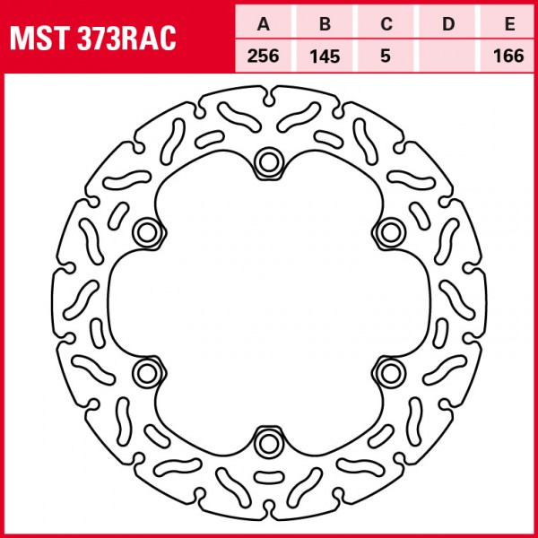 TRW Bremsscheibe Sportiv starr MST373RAC XL1000V Varadero SD02