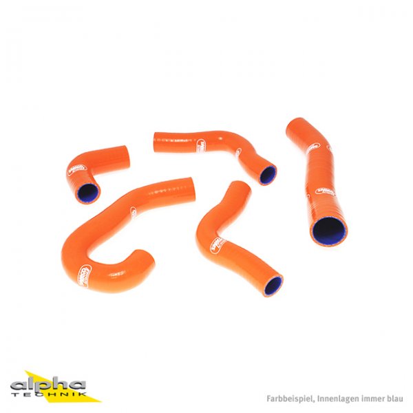 SAMCO Siliconschlauch Kit orange KTM 1190 RC8, 08-11 für 1190 RC8 KTMRC8