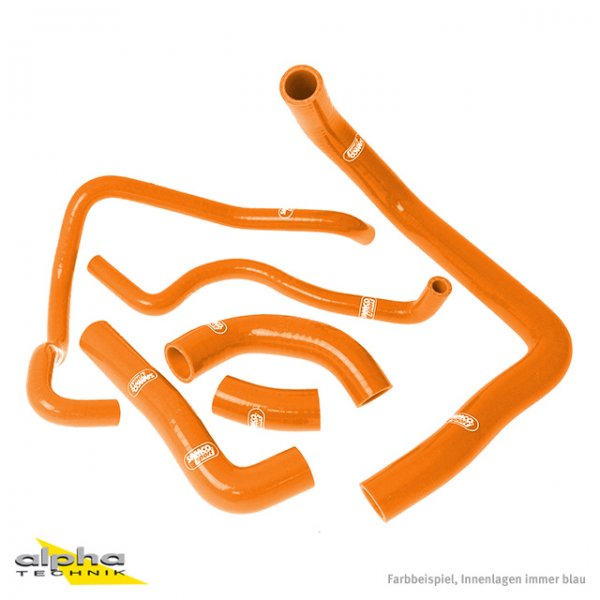 SAMCO Siliconschlauch Kit orange Kawasaki ZX10R, 2008-10 für ZX10R Ninja ZXT00F