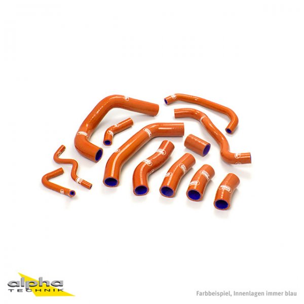 SAMCO Siliconschlauch Kit orange f. Honda CBR1000RR, 04-05 für CBR1000RR Fireblade SC57