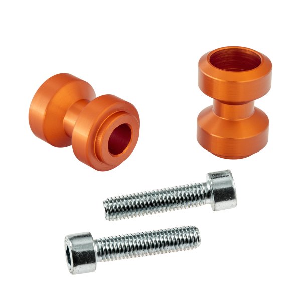 ZIEGER Bobbins M10 orange mit Distanzhülse für AF1-125 Futura 690 Duke