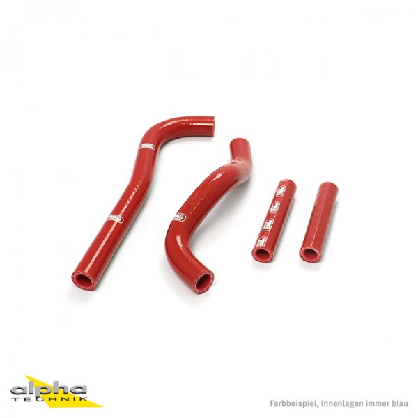 SAMCO Siliconschlauch Kit rot f. Honda CRF150R, 2007-23 für CRF150R KE03