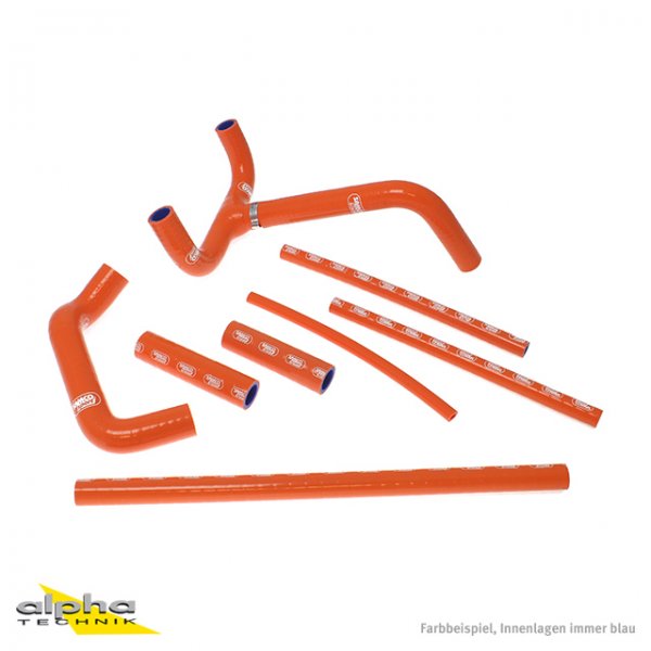 SAMCO Siliconschlauch Kit orange für KTM 625 / 640 / 660 für 625 SMC