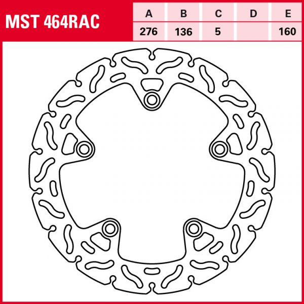 TRW Bremsscheibe Sportiv starr MST464RAC R1200GS Adventure 1G12