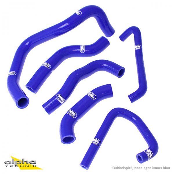 SAMCO Siliconschlauch Kit blau f. Kawasaki ZX6R, ZX600P für ZX6R Ninja ZX600P