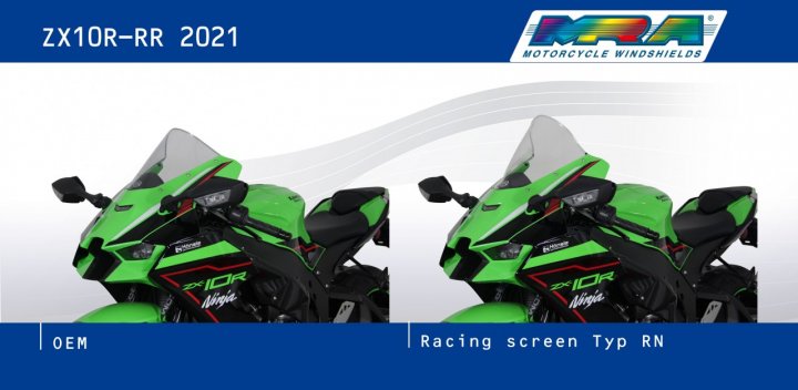 MRA Racingscheibe R rauchgrau ZX 10 R /RR