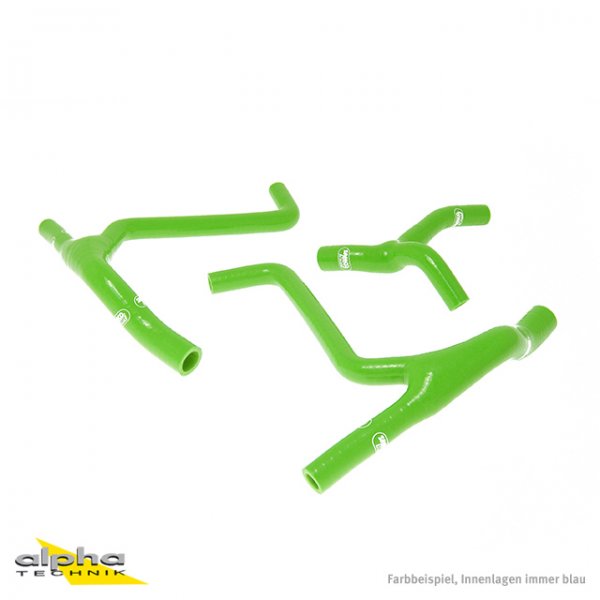 SAMCO Siliconschlauch Kit grün für Kawasaki KX450F, 2009 für KX450F KX450