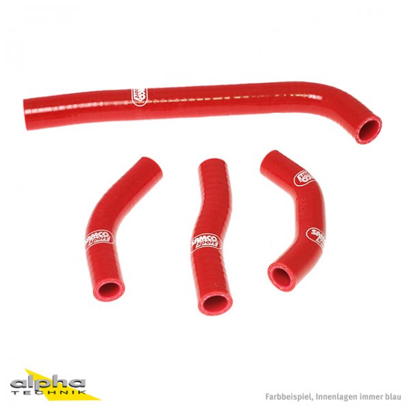 SAMCO Siliconschlauch Kit rot f. Honda CRF250R 2010-13 für CRF250R ME10