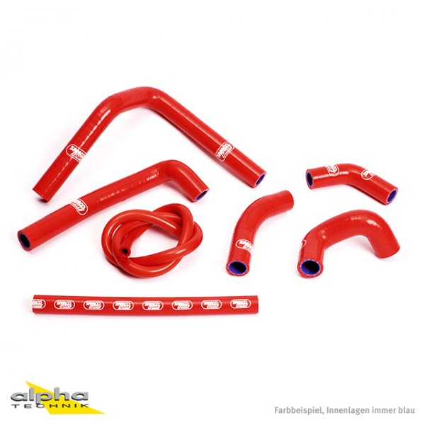 SAMCO Siliconschlauch Kit rot f. Honda CR250R, 2002-´12 für CR250R ME03