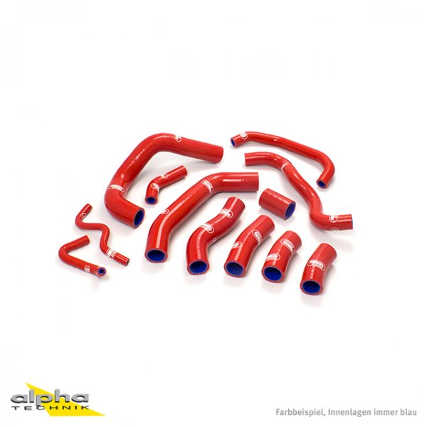 SAMCO Siliconschlauch Kit rot f. Honda CBR1000RR, 04-05 für CBR1000RR Fireblade SC57