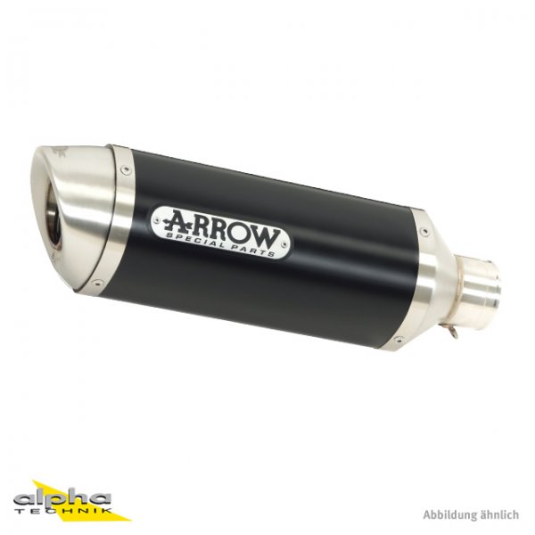 ARROW THUNDER Yamaha MT09 RN29 13- Alu schwarz für MT09 Street Rally RN29