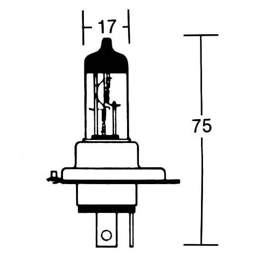 - Kein Hersteller - HS1 Glühlampe 12V 35/35W PX43t für