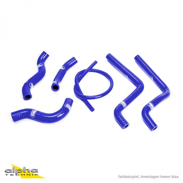 SAMCO Siliconschlauch Kit blau f. Honda CR125R, 2001-´02 für CR125R JE02