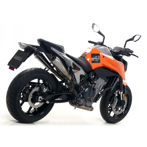 ARROW Pro-Race Dämpfer KTM 790 890 Duke Edelstahl für 790 Duke KTM 790 Duke EURO4