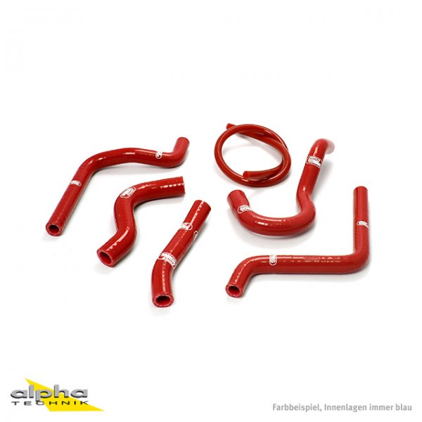 SAMCO Siliconschlauch Kit rot f. Honda CR125R, 2003-´04 für CR125R JE02