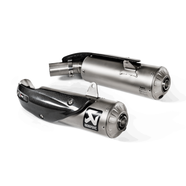 Akrapovic Slip-On Line Hitzeschutzschild (Titanium) für Scrambler 1100 KF EURO4