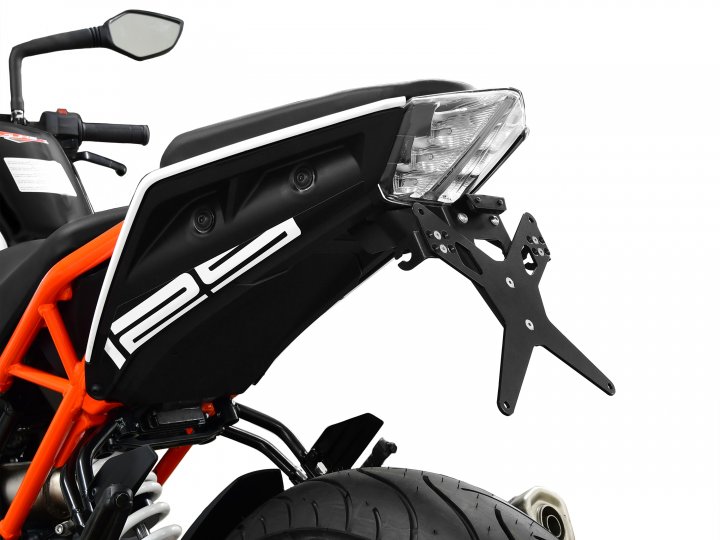 ZIEGER Kennzeichenhalter KTM 125 Duke BJ 2017-22 für 125 Duke