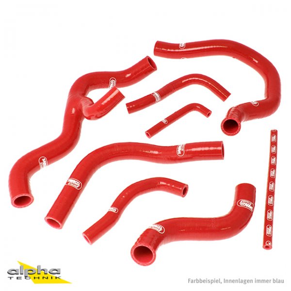 SAMCO Siliconschlauch Kit rot Honda CB600F Hornet,07-14 für CB600F Hornet PC41