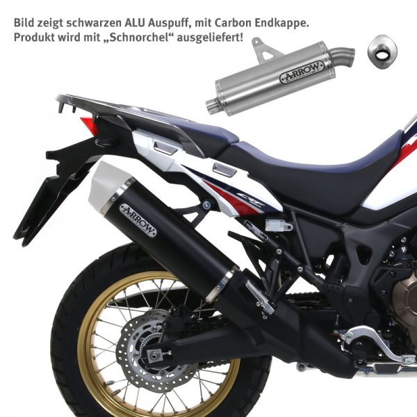 ARROW RACE-TECH Honda CRF1000L Africa Twin 16- Alu für CRF1000L Africa Twin SD04