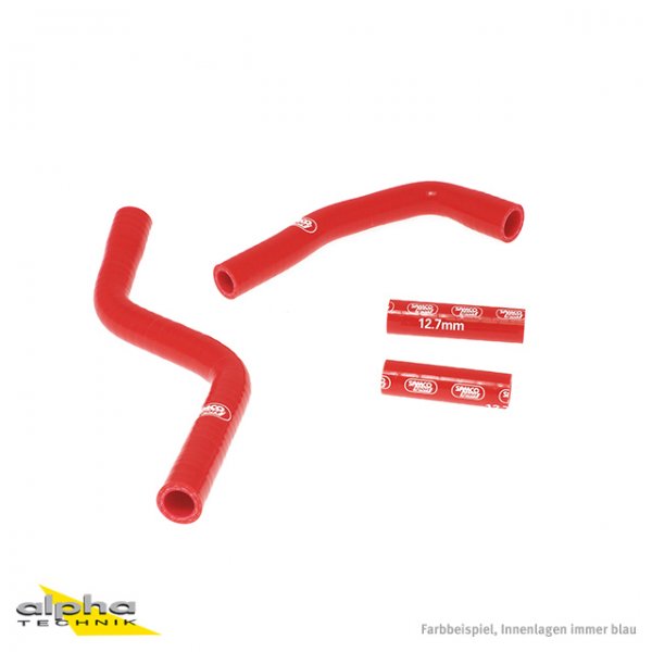 SAMCO Siliconschlauch Kit rot Yamaha YZ125, 2002-23 für YZ125