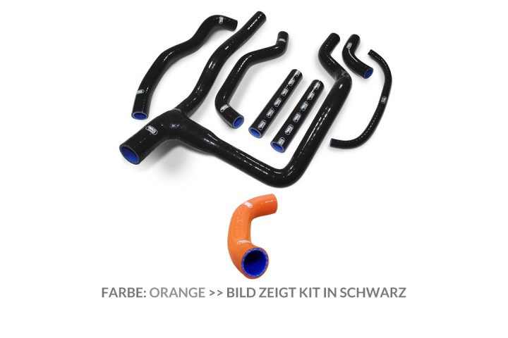 SAMCO Siliconschlauch Kit orange Honda XRV750 Africa Twin für XRV750 Africa Twin RD07