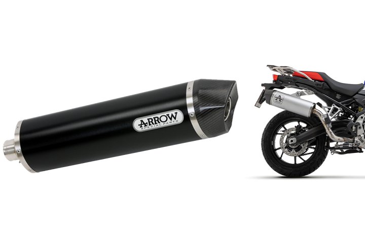 ARROW Auspuff MAXI RACE TECH DARK Aluminium für BMW F 750 GS/ F 850 GS Modelljahr 2021-