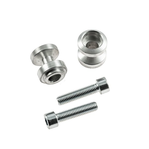 ZIEGER Bobbins M10 x 1,25 silber mit Distanzhülse für AF1-125 Futura ZRX 1200