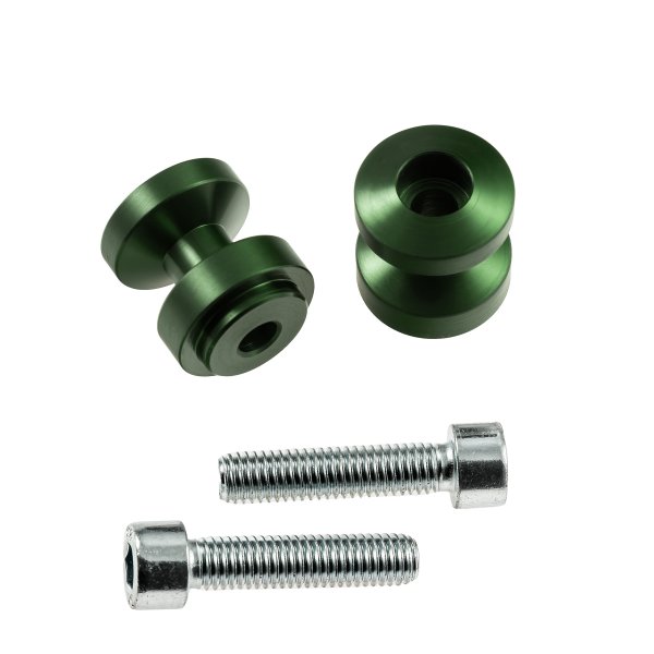 ZIEGER Bobbins M8 grün mit Distanzhülse für AF1-125 Futura S 1000 R Z H2 690 Enduro R Tiger 800 /